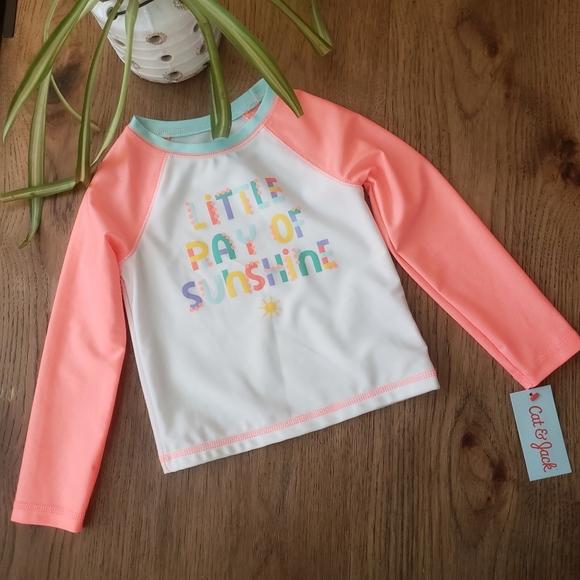 Cat & Jack Other - Cat & Jack Little Ray of Sunshine Swim Rashguard